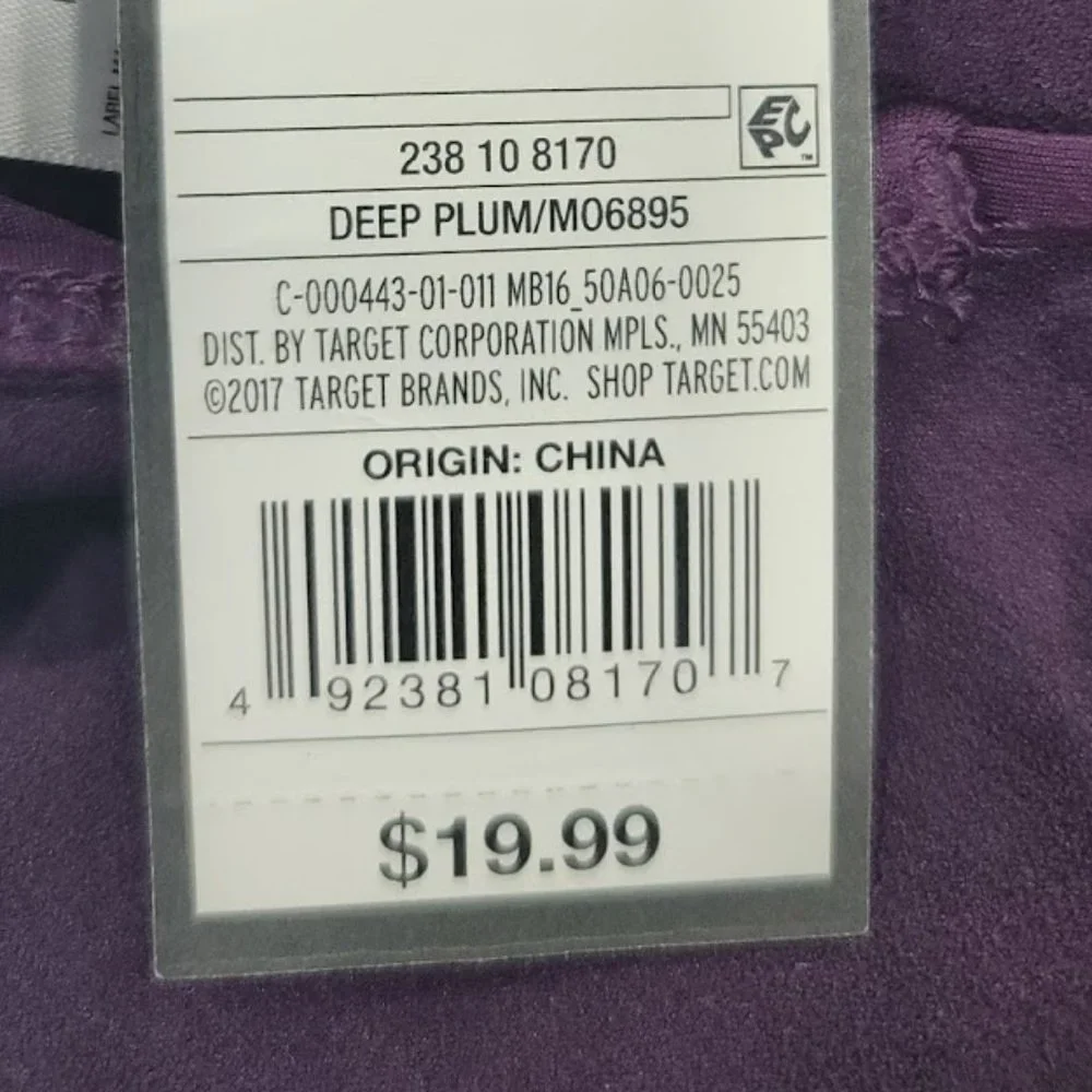 Mossimo Strappy Halter Bikini Top Deep Plum Purple - Picture 7 of 7